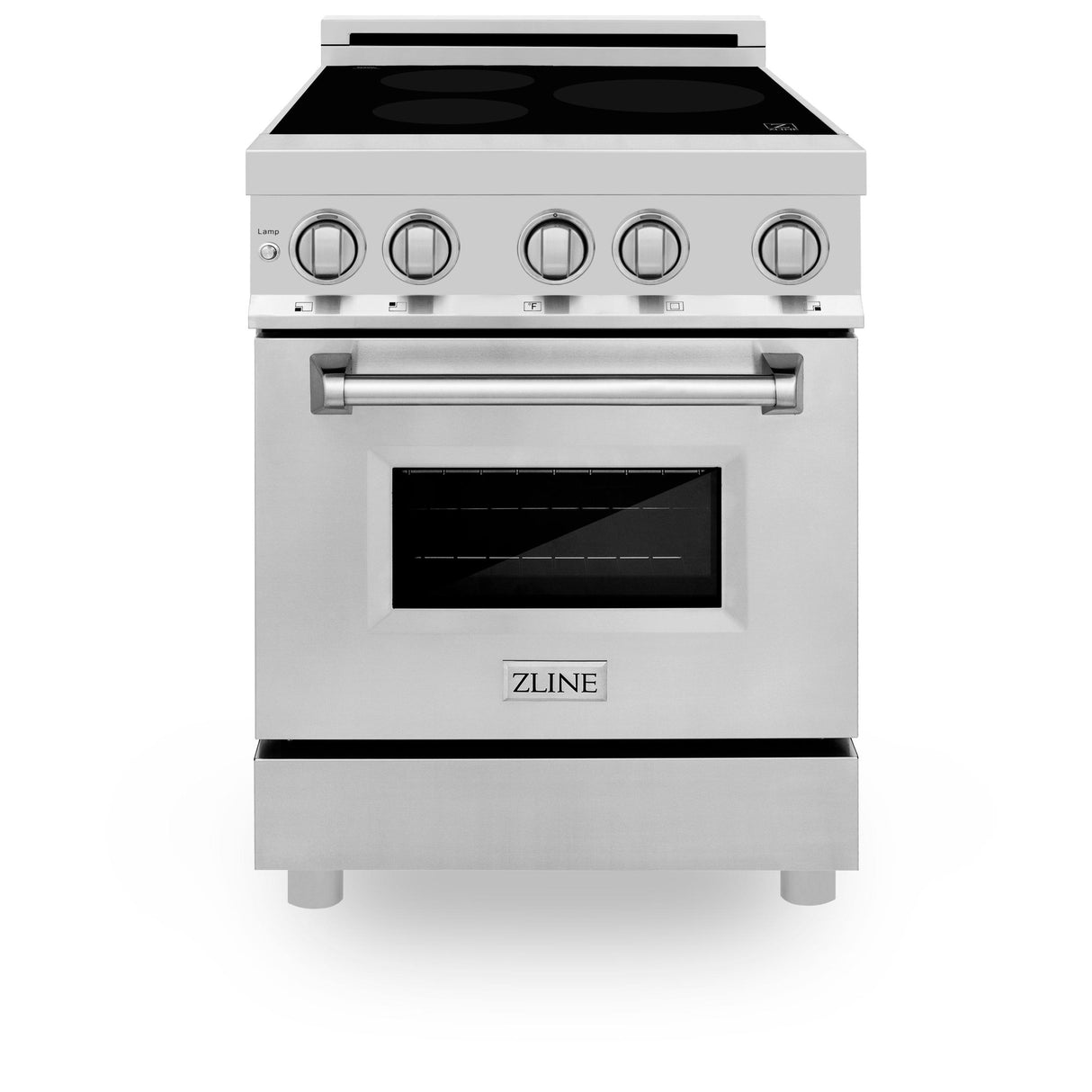 ZLINE 24" 2.8 cu. ft. Induction Range with a 4 Element Stove and Electric Oven in Stainless Steel (RAIND-24) [Color: Stainless Steel] - (RAIND24)