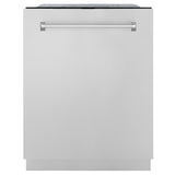 ZLINE 24" Monument Series 3rd Rack Top Touch Control Dishwasher with Stainless Steel Tub, 45dBa (DWMT-24) [Color: Stainless Steel] - (DWMT30424)
