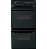GE JRP28BJBB - 24 in. 5.4 cu. ft. Top Control Electric Double Wall Oven - Black