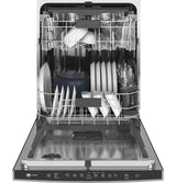 GE Profile(TM) ENERGY STAR(R) Fingerprint Resistant Top Control with Stainless Steel Interior Dishwasher with Sanitize Cycle & Dry Boost with Fan Assist - (PDP715SYNFS)