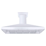 ZLINE Professional Convertible Vent Wall Mount Range Hood in Stainless Steel with Crown Molding (587CRN) - (597CRN60)