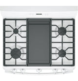 GE JGBS66DEKWW - 30 in. 5 cu. ft. Gas Range with 5 Sealed Burners & Griddle - White