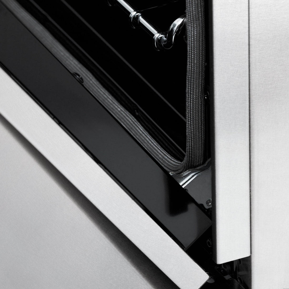 ZLINE Autograph Edition 60 in. 7.4 cu. ft. Dual Fuel Range with Gas Stove and Electric Oven in DuraSnow Stainless Steel with Accents (RASZ-SN-60) - (RASZSN60CB)