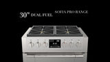 30" DUAL FUEL PRO RANGE - (F6PDF304S1)