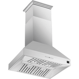 Forno Coppito FRHIS512936 Island Mount Range Hood with 4-Speed, Touch Button Control, Halogen Lighting, Dishwasher-Safe Baffle Filter, and Delay Shut-Off: 36 Inch, 1200 CFM