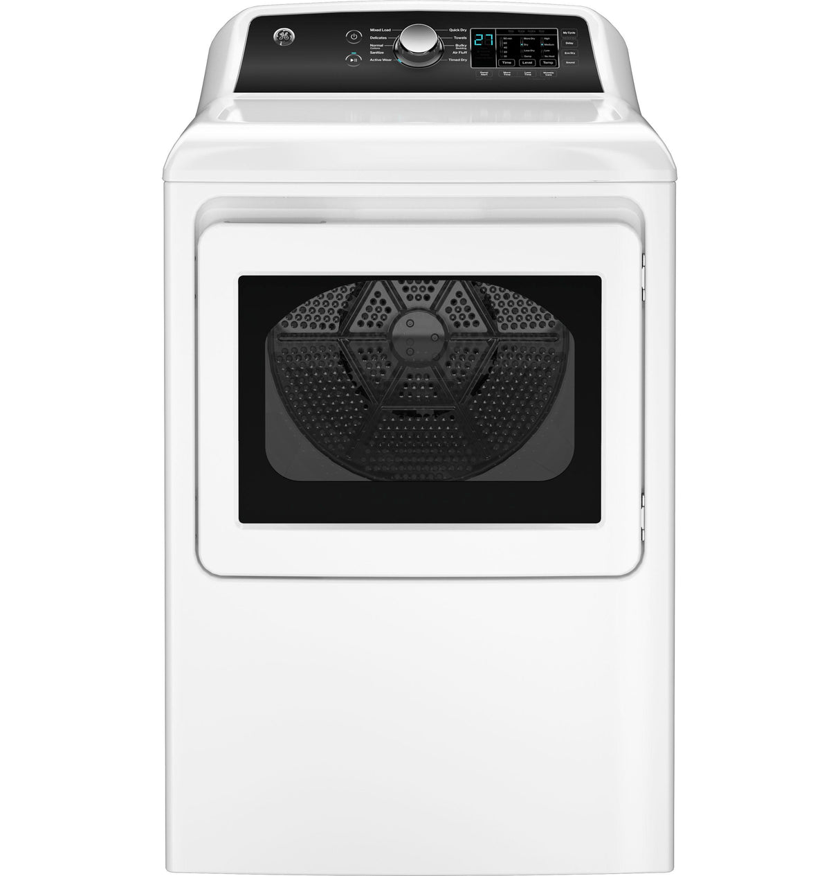GE(R) 7.4 cu. ft. Capacity Gas Dryer with Up To 120 ft. Venting and Sensor Dry - (GTD58GBSVWS)