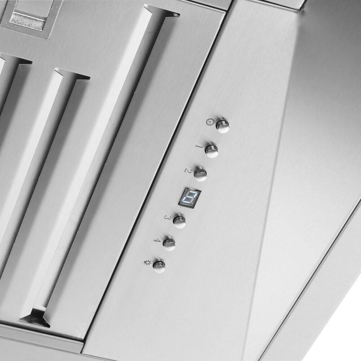 Forno Altilia FRHRE533736 Cabinet Insert Range Hood with 4-Speed, Touch Button Control, Halogen Lighting, Dishwasher-Safe Baffle Filters, and Delay Shut-Off: 36 Inch, 1200 CFM