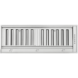 Forno Alta Qualita Frassanito FRHRE534630 Cabinet Insert Range Hood with 3-Speeds, Push Button Controls, LED Lights, Dishwasher Safe Baffle Filters, and Stainless Steel Construction: 30 Inch Width, 450 CFM