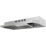 Forno Espresso Cappa FRHUC520030 30 Inch Under Cabinet Range Hood with 2-Speed/200 CFM Blower, Rocker Switch Controls, Energy-Efficient LED Lights, Aluminum Filter with Charcoal Sponge and Recirculated Venting: Stainless Steel