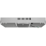Forno Espresso Cappa FRHUC520030 30 Inch Under Cabinet Range Hood with 2-Speed/200 CFM Blower, Rocker Switch Controls, Energy-Efficient LED Lights, Aluminum Filter with Charcoal Sponge and Recirculated Venting: Stainless Steel