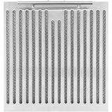 Forno Espresso - Bari FRHUC525530 30 Inch Under Cabinet Range Hood with 4-Speed/400 CFM Blower, Push Button Control, LED Lighting, and Hybrid Filter: Stainless Steel