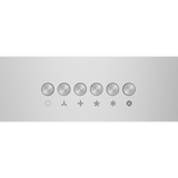 Forno Espresso - Bari FRHUC525530 30 Inch Under Cabinet Range Hood with 4-Speed/400 CFM Blower, Push Button Control, LED Lighting, and Hybrid Filter: Stainless Steel