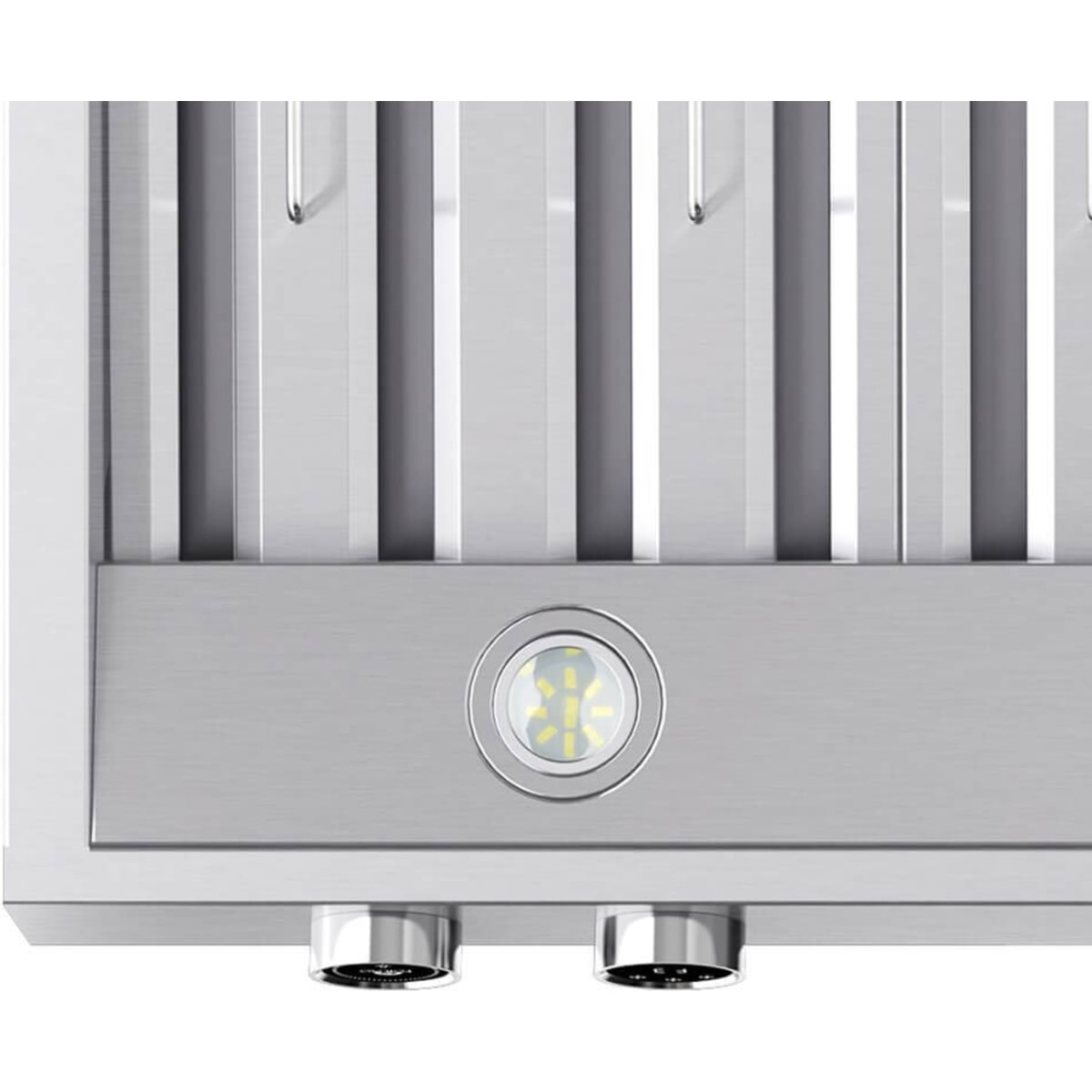 Forno Biagio FRHWM500936 Wall Mount Range Hood with 3-Speed, Knob Control, Dimmable LED Lighting, Baffle Filters and Power-Off Delay (5 min): 36 Inch Width, 600 CFM