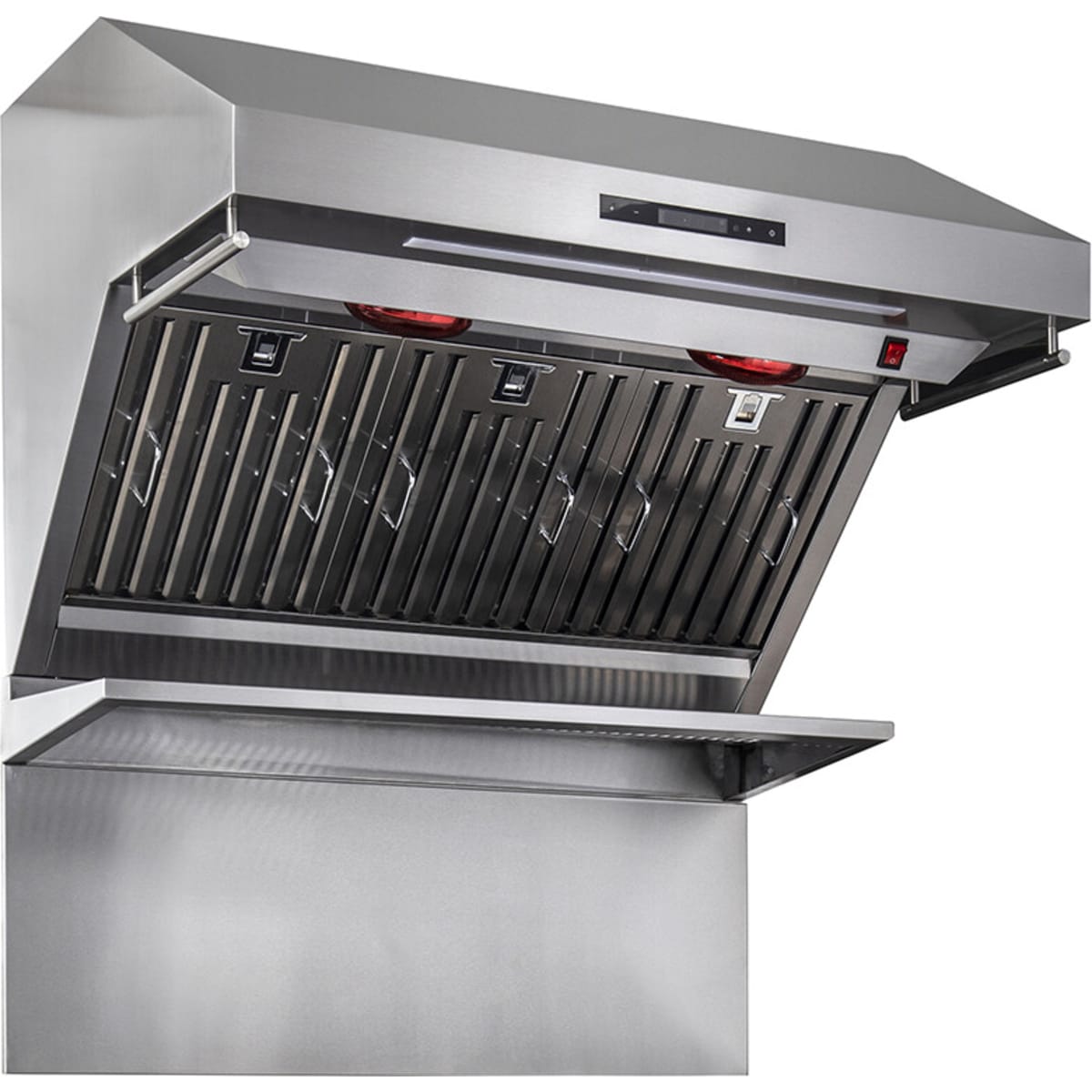 Forno Alta Qualita Savona FRHWM502936 Wall Mount Range Hood with 4-Speed, Touch Control, LED Strip Lights, Dishwasher-Safe Hybrid Filter, 2 Utensil Hangers and Backsplash: 36 Inch - 1200 CFM