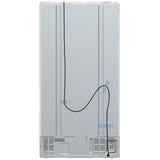 Forno Salerno FFRBI184436WHT 36 Inch Built-In Side by Side Refrigerator with 20 cu. ft. Total Capacity, External Ice/Water Dispenser, and Total Frost-Free Design: White