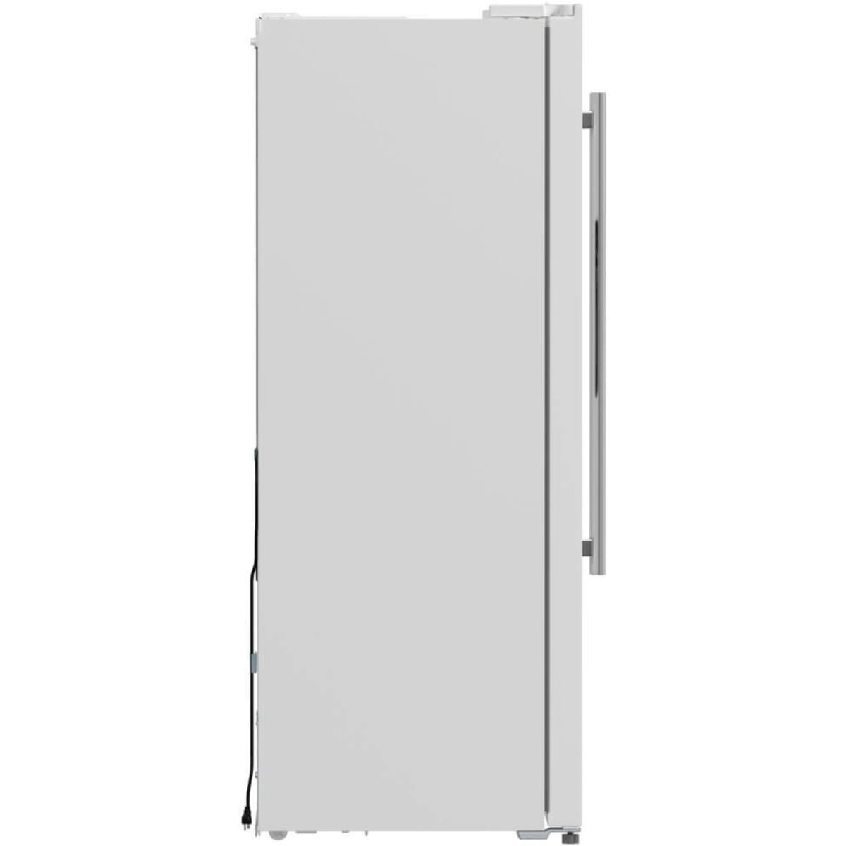 Forno Salerno FFRBI184436WHT 36 Inch Built-In Side by Side Refrigerator with 20 cu. ft. Total Capacity, External Ice/Water Dispenser, and Total Frost-Free Design: White