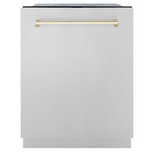 ZLINE Autograph Edition 24 in. 3rd Rack Top Touch Control Tall Tub Dishwasher 45dBa