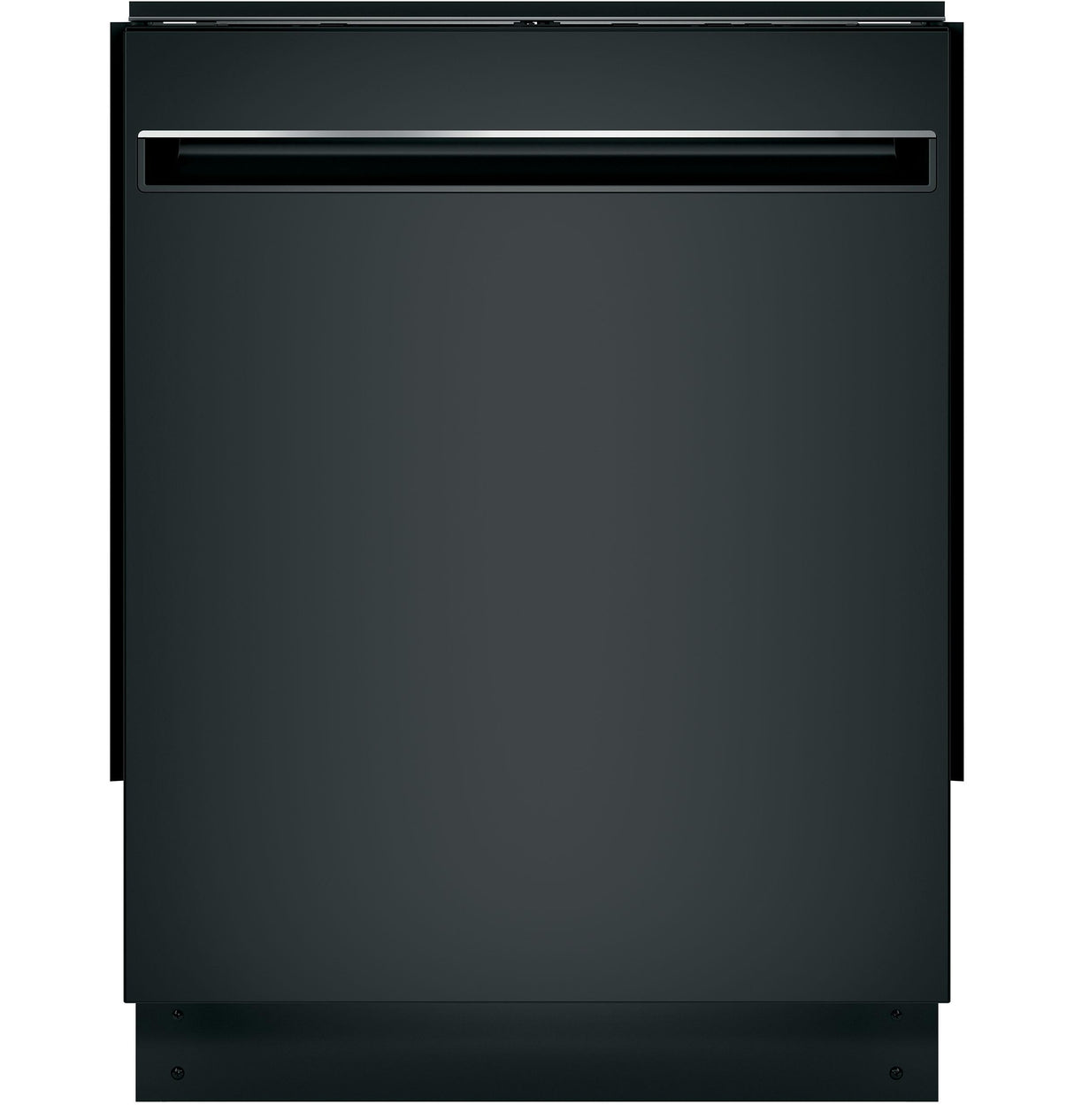 GE 24 in. Top Control Flush-Mount Dishwasher with 51 dBa Sound Level, Condensate Dry & Pocket Handle, Stainless Steel interior - BlackGDT225SGLBB)