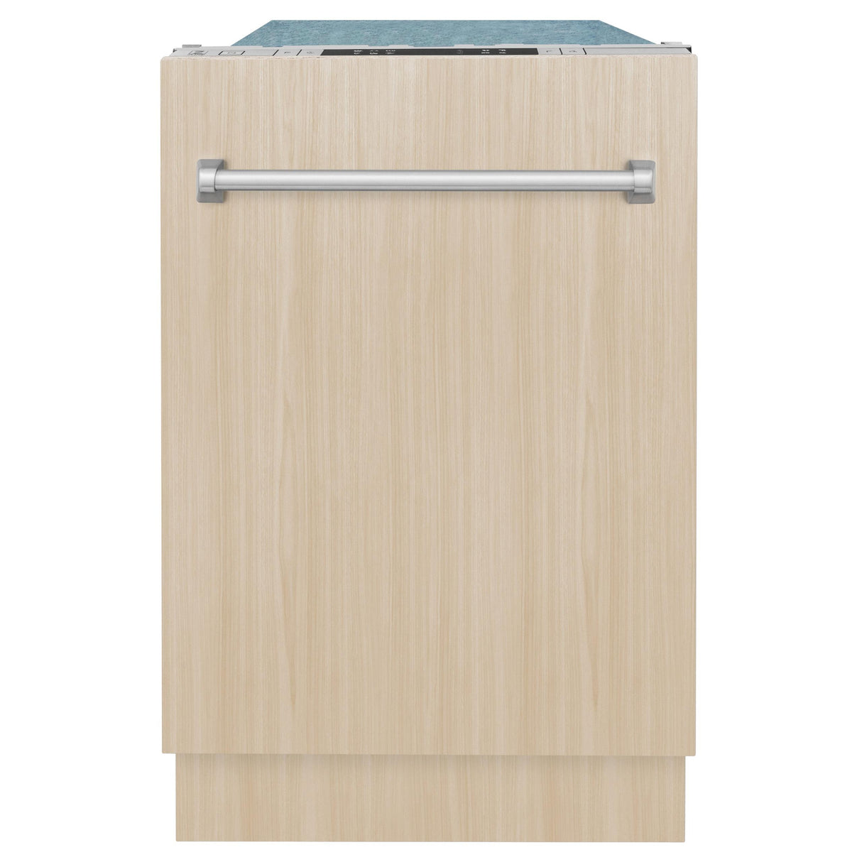 ZLINE 18 in. Compact Panel Ready Top Control Dishwasher with Stainless Steel Tub, 54dBa (DW7714-18) - (DW771418)