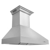 ZLINE Ducted Vent Wall Mount Range Hood in Stainless Steel with Built-in ZLINE CrownSound Bluetooth Speakers (667CRN-BT) - (667CRNBT48)