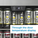 Danby 4.5 cu. ft. Free-Standing Beverage Center in Stainless Steel - (DBC045L1SS)