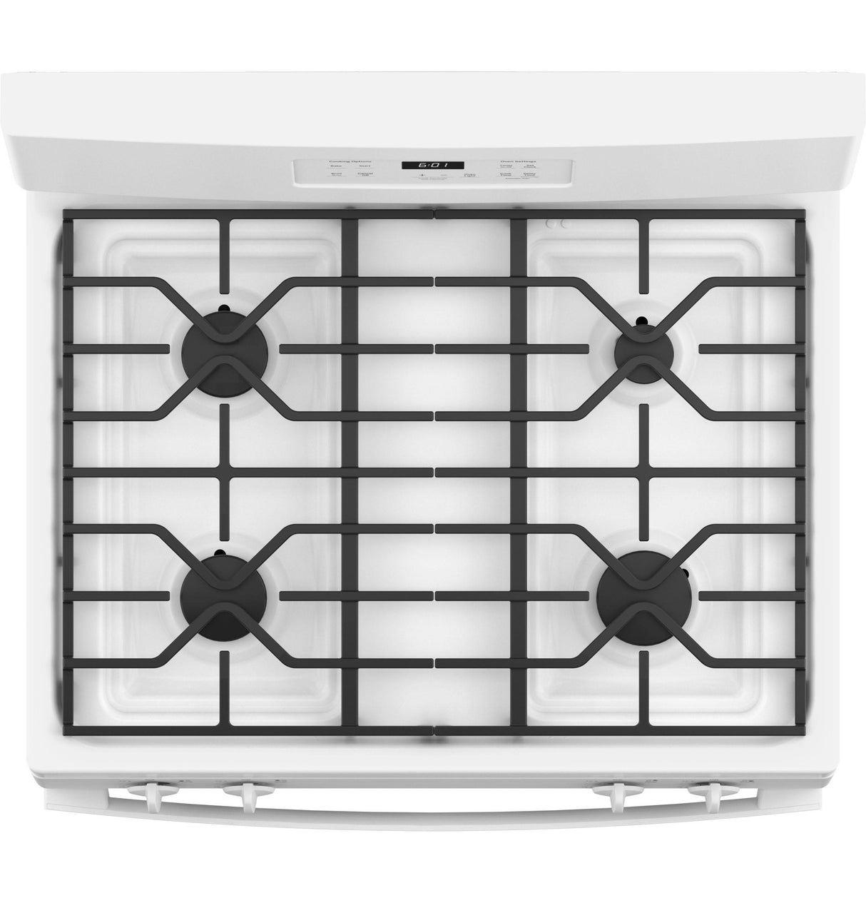 GE JGBS61DPWW - 30 in. 4.8 cu. ft. Gas Range with 4 Sealed Burners - White