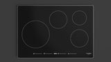 30" INDUCTION COOKTOP WITH BRUSHED ALUMINUM TRIM - (F7IT30S1)