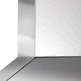 ZLINE Designer Series Wall Mount Range Hood in DuraSnow Stainless Steel with Mirror Accents (655MR) - (655MR36)