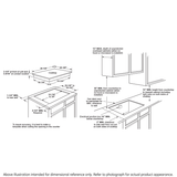 GE JP3036DLBB - 36 in. 5-Burner Electric Cooktop with Simmer Burner & Power Burner - Black