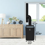 Danby 12,500 BTU (8,000 SACC) 3-in-1 Portable Air Conditioner in Black - (DPA080E3BDB6)