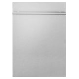 ZLINE 18 in. Compact Top Control Dishwasher with Stainless Steel Tub and Modern Style Handle, 52 dBa (DW-18) [Color: DuraSnow Stainless Steel] - (DWSN18)
