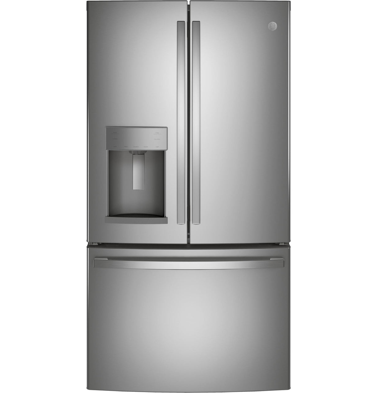 GE GFE28GYNFS - 36 in. 27.7 cu. ft. French Door Refrigerator with Ice & Water Dispenser - Fingerprint Resistant Stainless