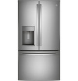 GE GFE28GYNFS - 36 in. 27.7 cu. ft. French Door Refrigerator with Ice & Water Dispenser - Fingerprint Resistant Stainless