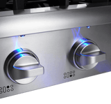 Thor Kitchen 48-inch Professional Gas Rangetop - Model Hrt4806u - (HRT4806U) - THOR KITCHEN