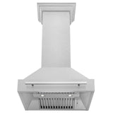 ZLINE 30 in. DuraSnow Stainless Steel Range Hood with Color Shell Options (8654SNX-30) [Color: Red Matte] - (8654SNXRM30)