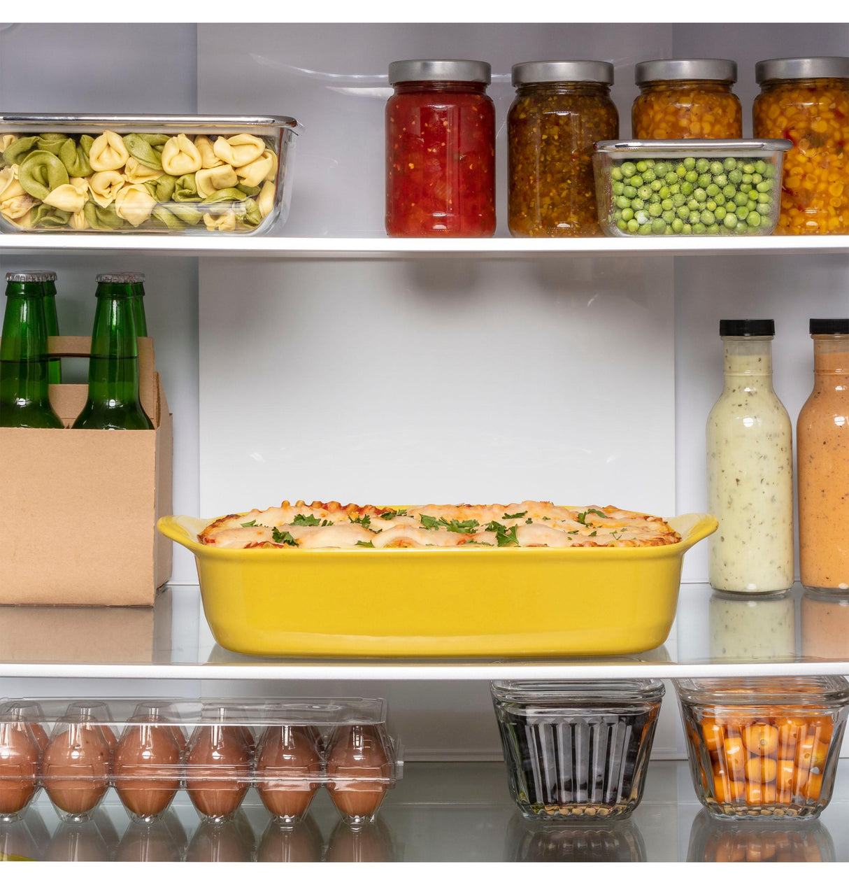 GE GBE17HYRFS - 31 in. 17.7 Cu. Ft. Counter-Depth Bottom-Freezer Refrigerator