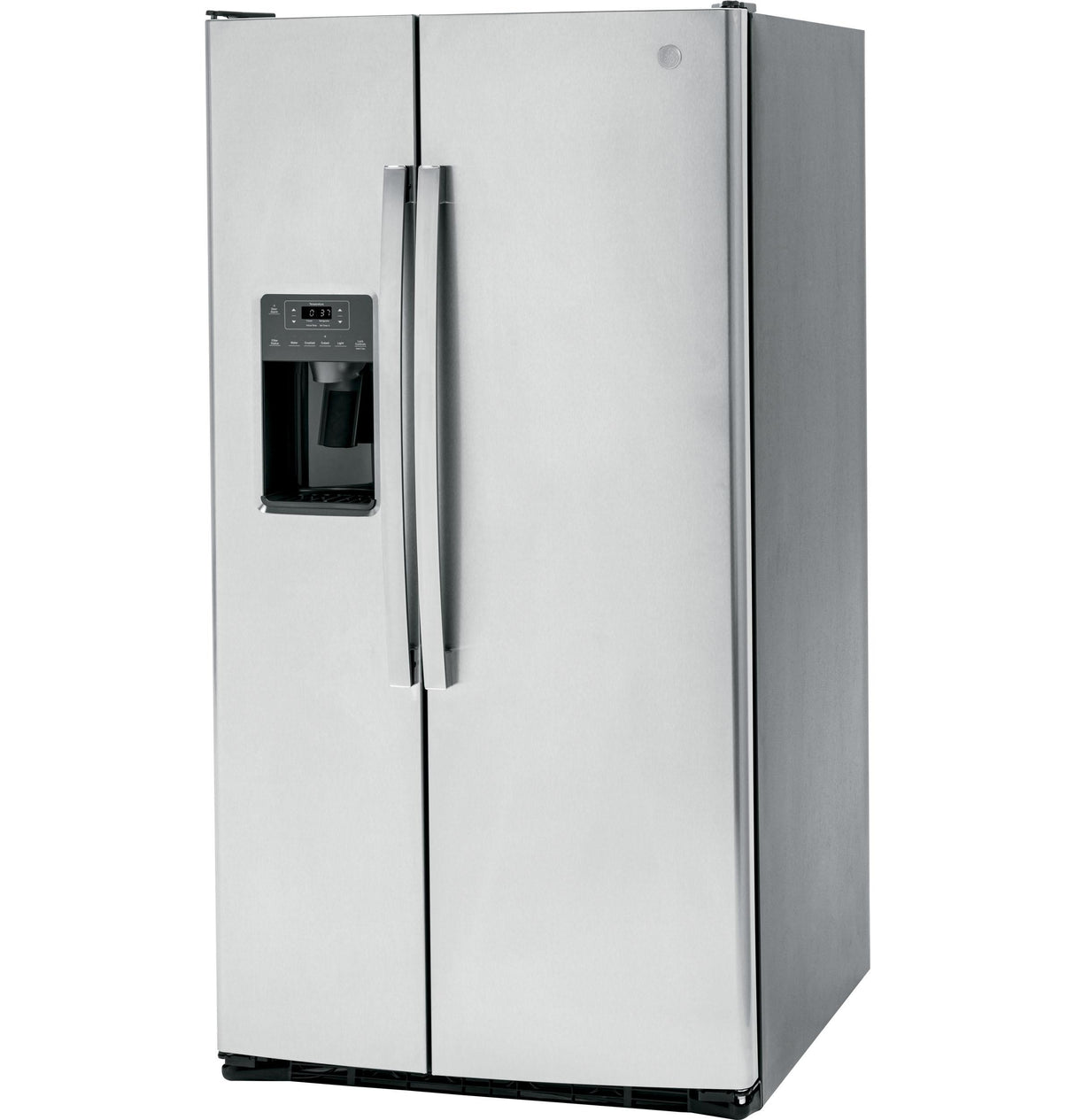GE GSS25GYPFS - 36 in. 25.3 cu. ft. Side by Side Refrigerator with Ice & Water Dispenser - Fingerprint Resistant Stainless