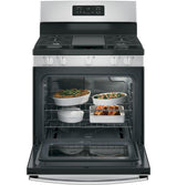 GE JGBS66REKSS - 30 in. 5 cu. ft. Gas Range with 5 Sealed Burners & Griddle - Stainless Steel