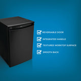 Danby 2.6 cu. ft. Compact Fridge in Black - (DAR026A1BDD)