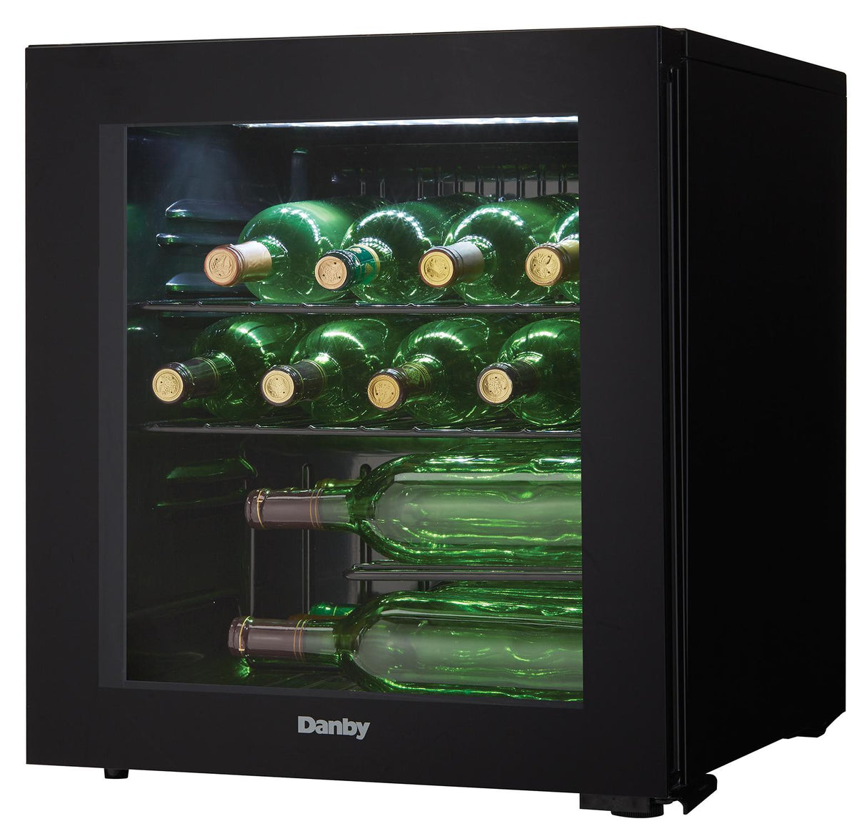 Danby 16 Bottle Free-Standing Wine Cooler in Black - (DWC018A1BDB)