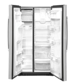 GE GZS22IYNFS - 36 in. 21.8 cu. ft. Counter Depth Side by Side Refrigerator with Ice & Water Dispenser - Fingerprint Resistant Stainless