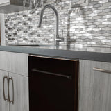 ZLINE 24 in. Top Control Dishwasher with Stainless Steel Tub and Traditional Style Handle, 52dBa (DW-24) [Color: Oil Rubbed Bronze] - (DWORBH24)