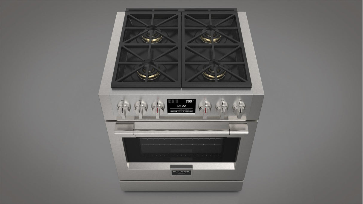 30" DUAL FUEL PRO RANGE - (F6PDF304S1)