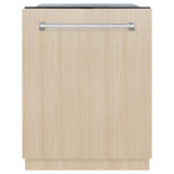 ZLINE 24" Monument Series 3rd Rack Top Touch Control Dishwasher in Custom Panel Ready with Stainless Steel Tub, 45dBa (DWMT-24) [Color: Panel Ready] - (DWMT24)