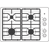 GE JGP3030DLBB - 30 in. 4-Burner Natural Gas Cooktop with Simmer Burner & Power Burner, Safe grates - Black