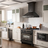 ZLINE 18 in. Compact Top Control Dishwasher with Stainless Steel Tub and Traditional Handle, 52dBa (DW-18) [Color: Hand Hammered Copper] - (DWHHH18)