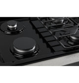 GE JGP3030DLBB - 30 in. 4-Burner Natural Gas Cooktop with Simmer Burner & Power Burner, Safe grates - Black