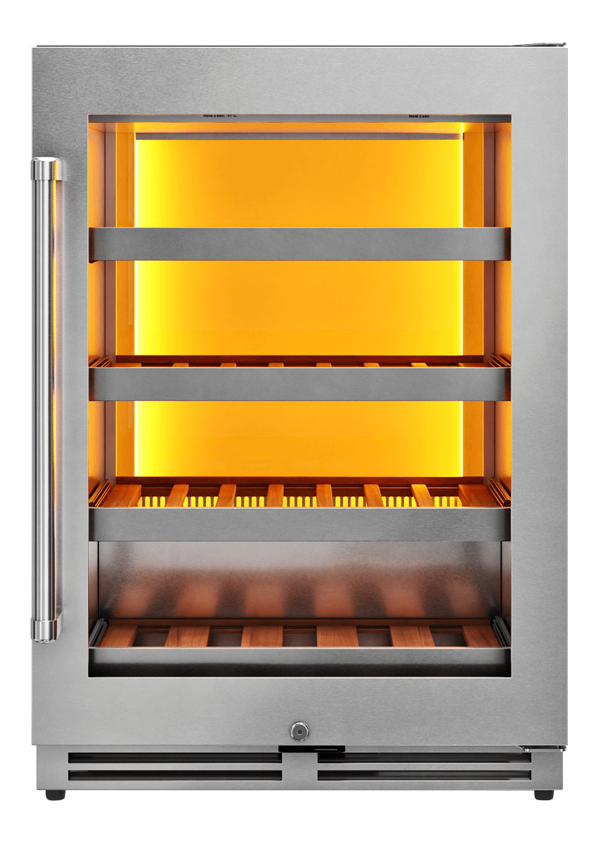 Thor Kitchen 24-inch Single Zone Wine Cooler, 45 Wine Bottle Capacity - Model Twc24ul - (TWC24UL)