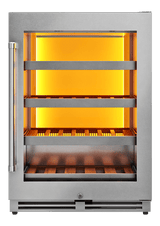 Thor Kitchen 24-inch Single Zone Wine Cooler, 45 Wine Bottle Capacity - Model Twc24ul - (TWC24UL)
