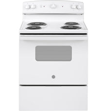GE 30 in. 5 cu. ft. Free-Standing Electric Range White